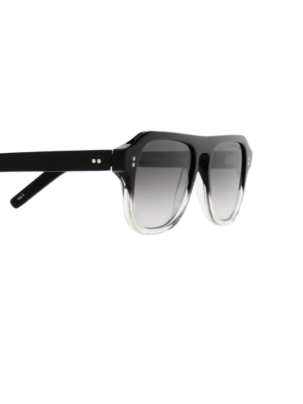 Cutler & Gross Zonnebril met vierkant montuur Zwart