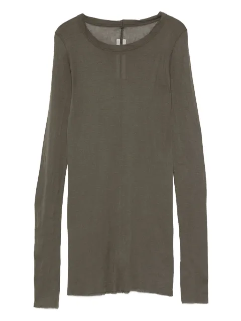 Rick Owens raw-edge long-sleeve T-shirt