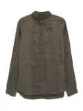 Rick Owens patch-pocket shirt - Green