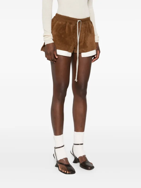 Rick Owens ドローストリング ショートパンツ | ブラウン | FARFETCH JP