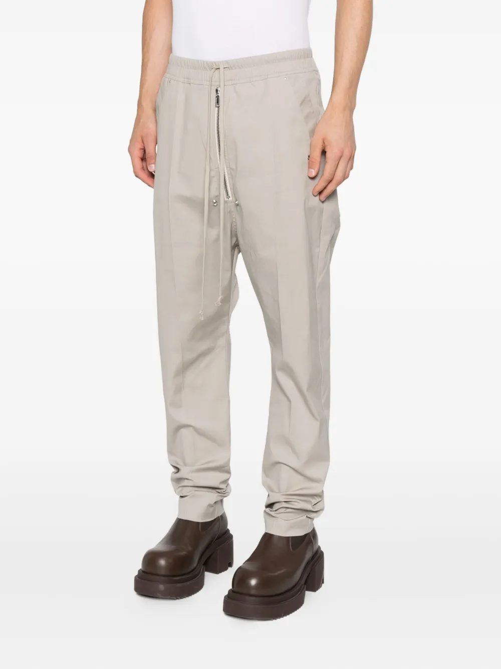 Rick Owens Bella broek met trekkoord en rits Grijs