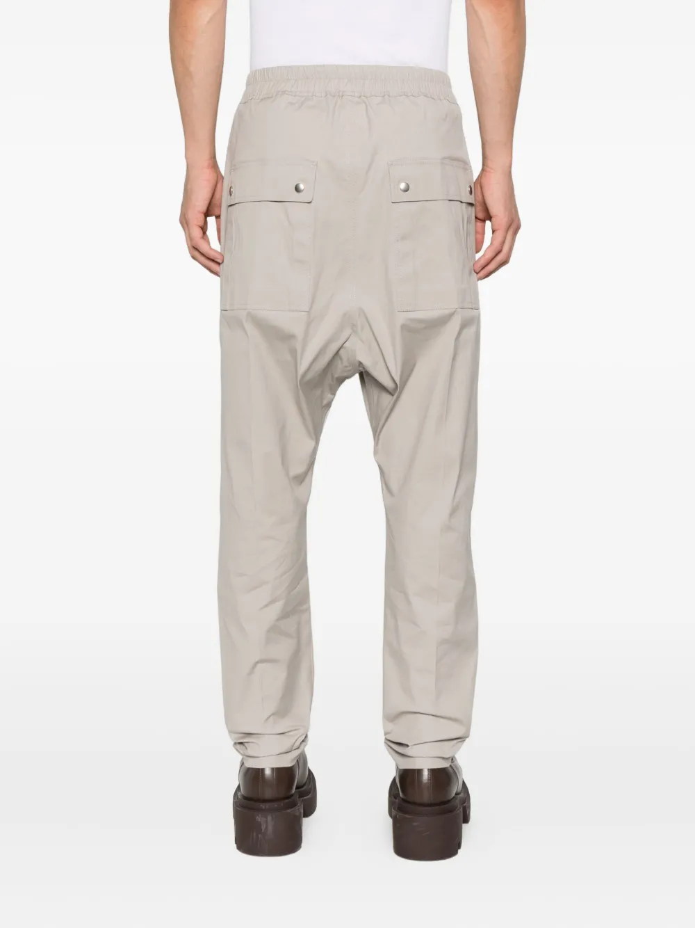 Rick Owens Bella broek met trekkoord en rits Grijs