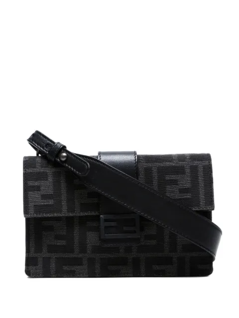 Fendi Pre-Owned 2000-2010s Zucca Canvas convertible belt bag