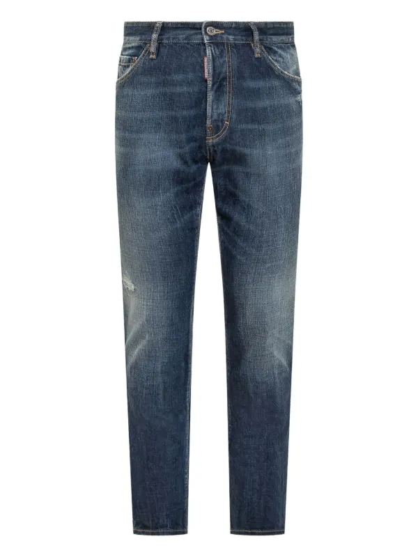 DSQUARED2 Cool Guy ダメージ ジーンズ | ブルー | FARFETCH JP