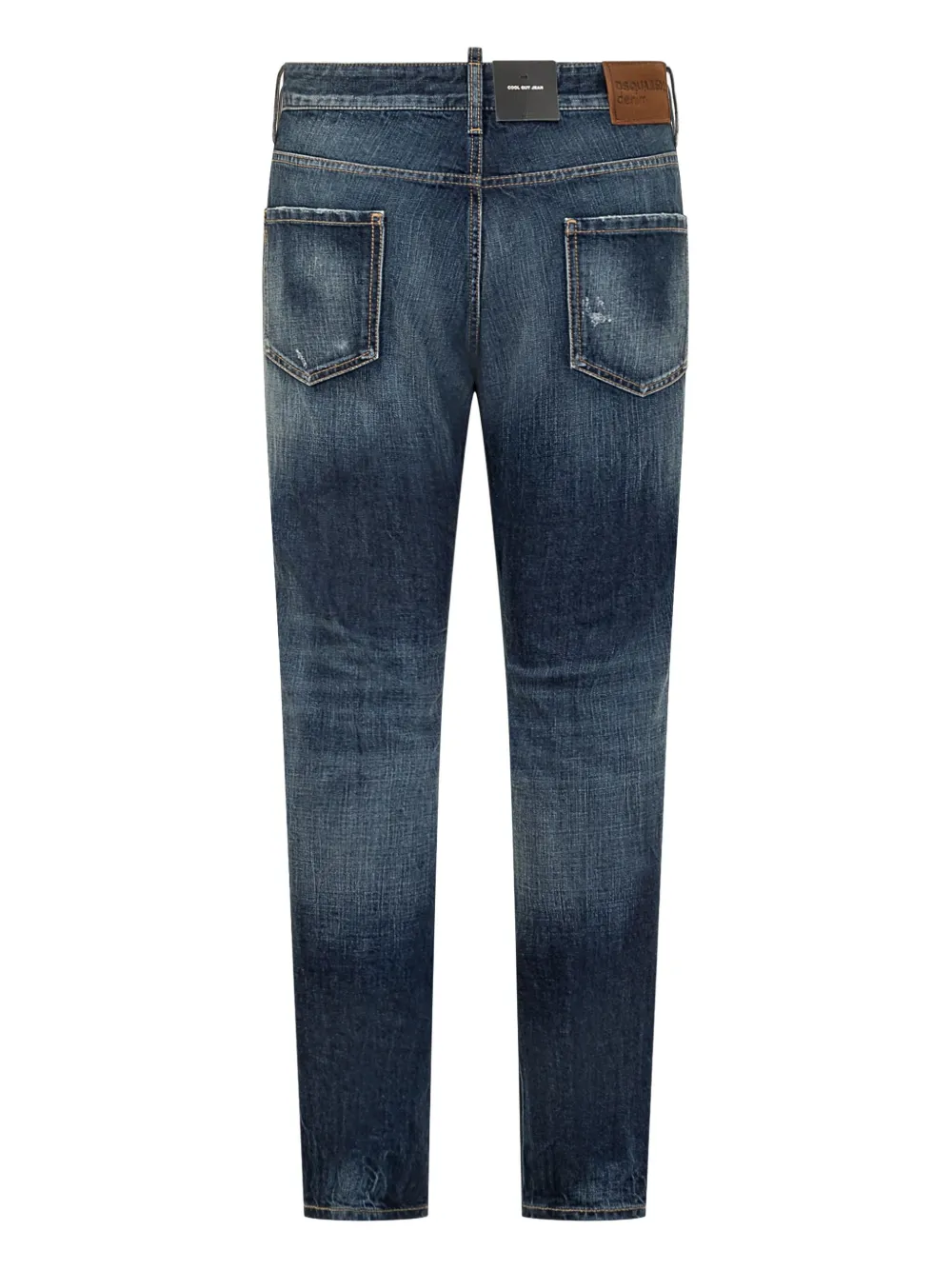 DSQUARED2 Cool Guy faded distressed jeans Blauw