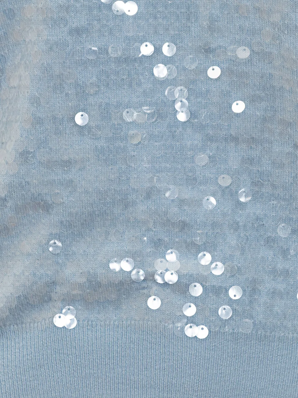 Semicouture Renata trui verfraaid met pailletten Blauw