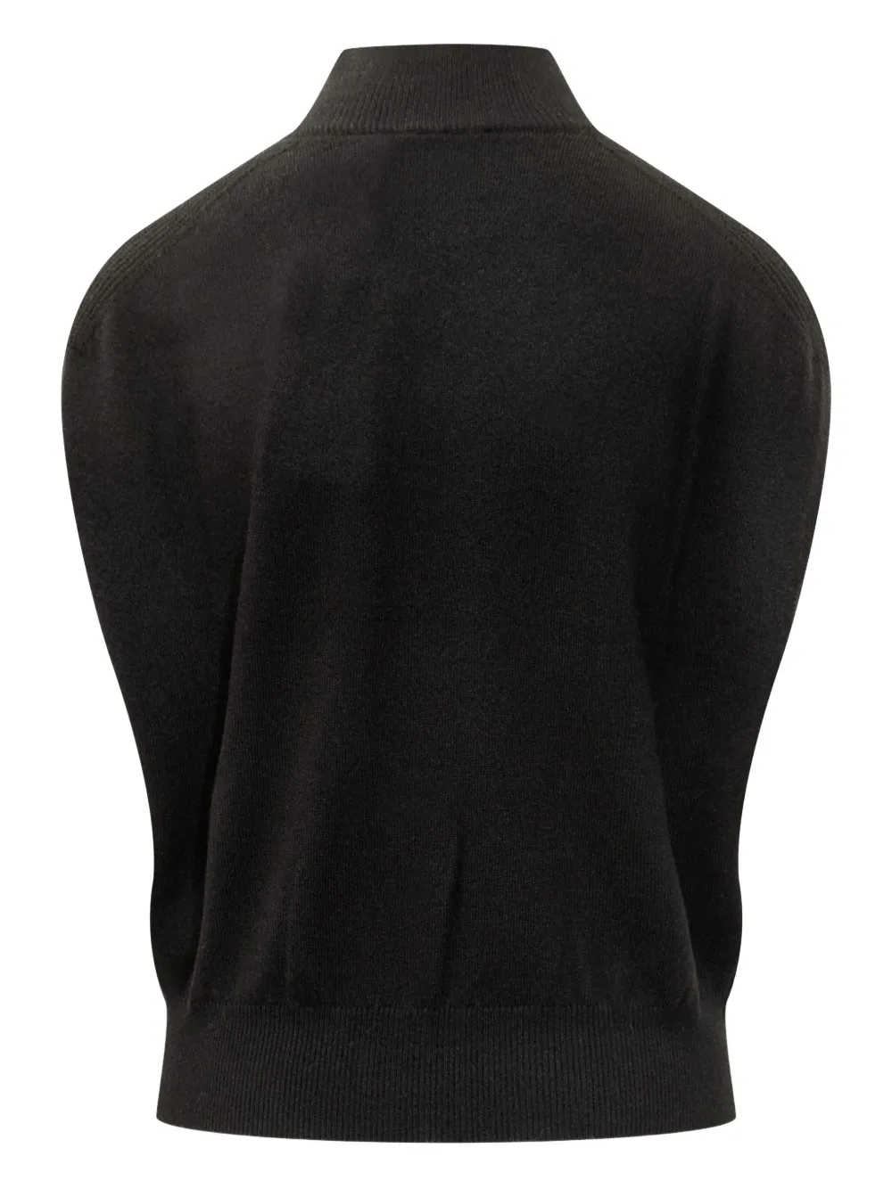 Semicouture Mouwloze coltrui Zwart