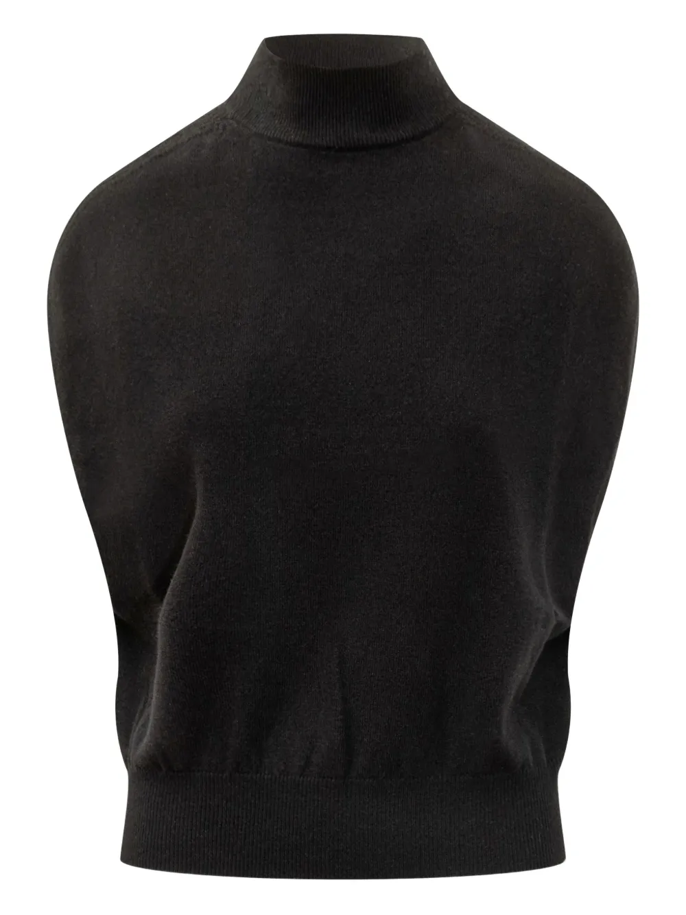 Semicouture Mouwloze coltrui Zwart