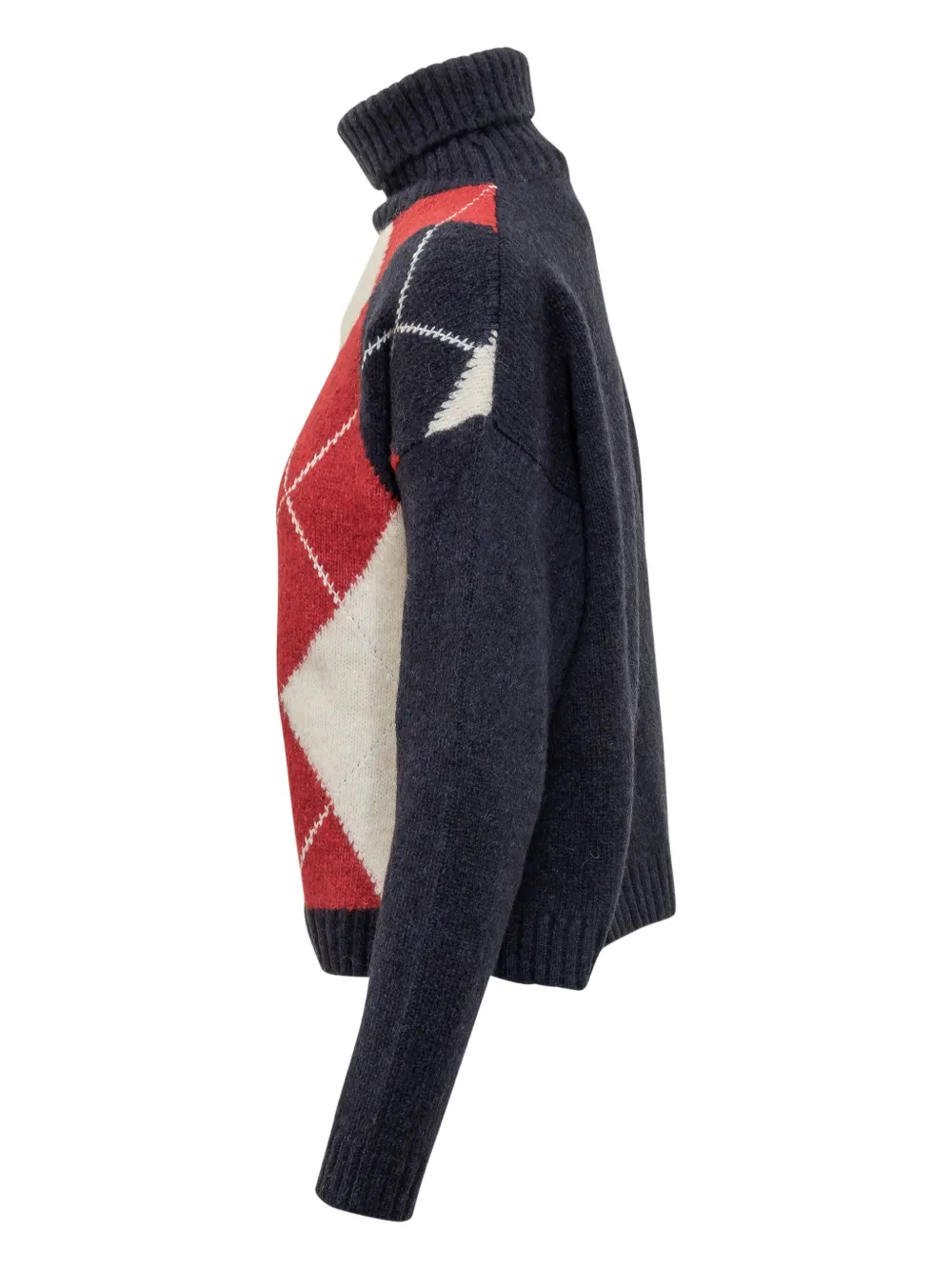 Semicouture Coltrui met argyle patroon Blauw