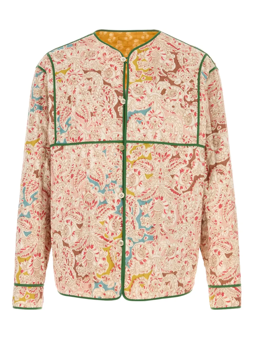 Valentino Garavani Linnen overhemd met paisley-print Beige
