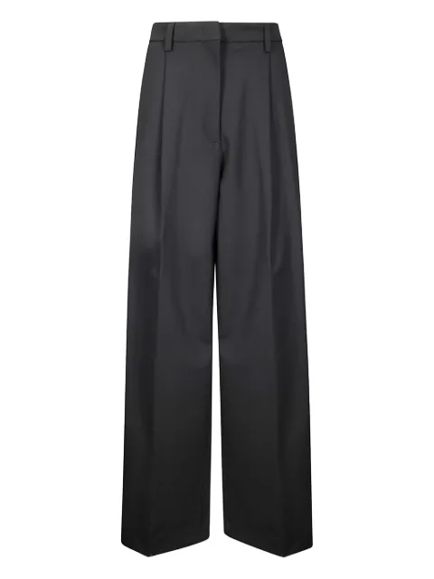 THELATEST pleated wide-leg trousers
