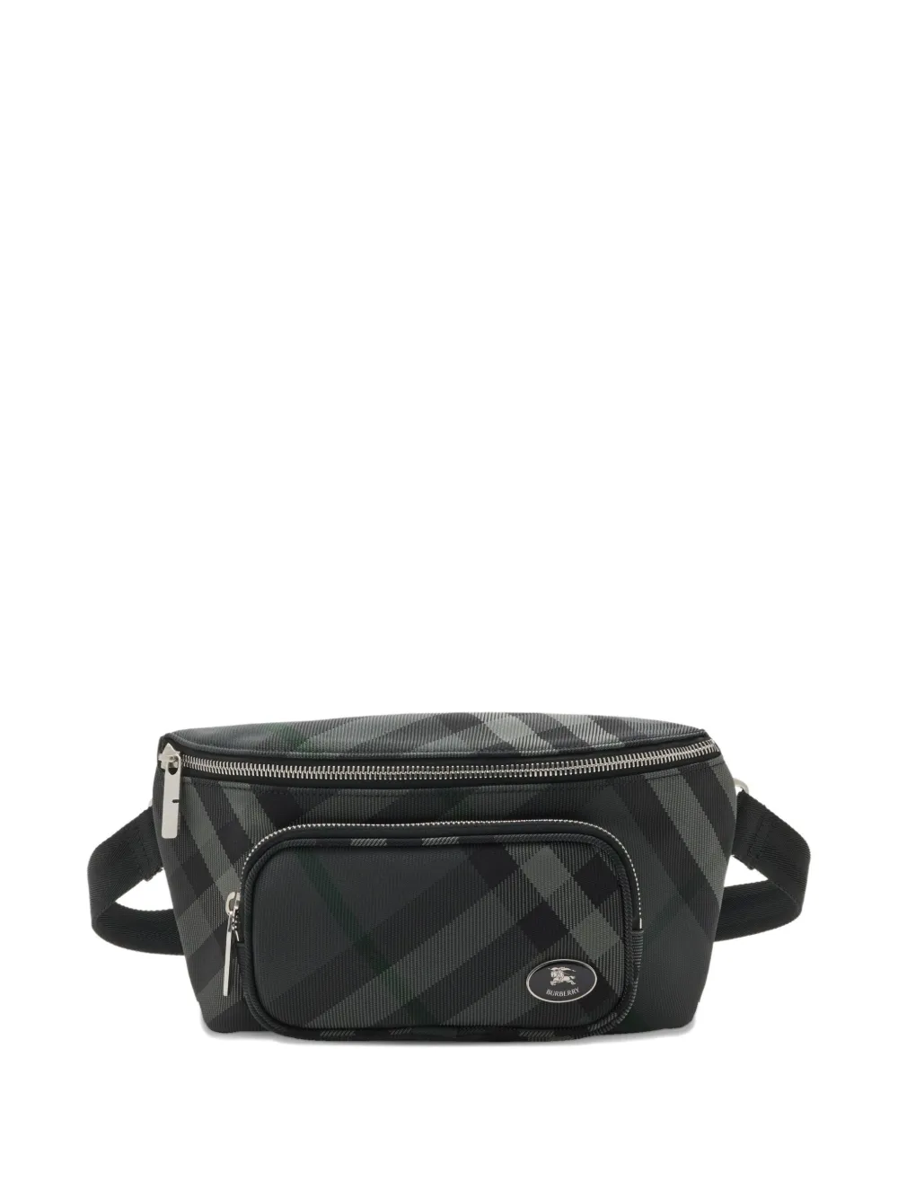 Burberry check-pattern belt bag | Black | Image 1
