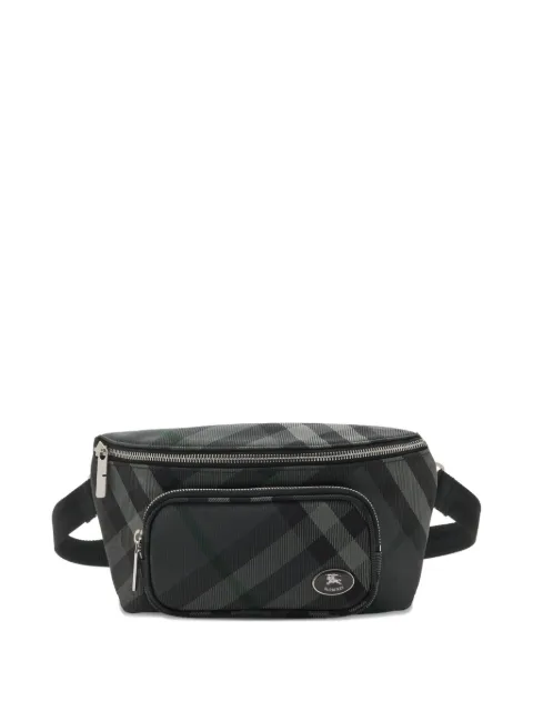 Burberry cangurera con motivo de cuadros