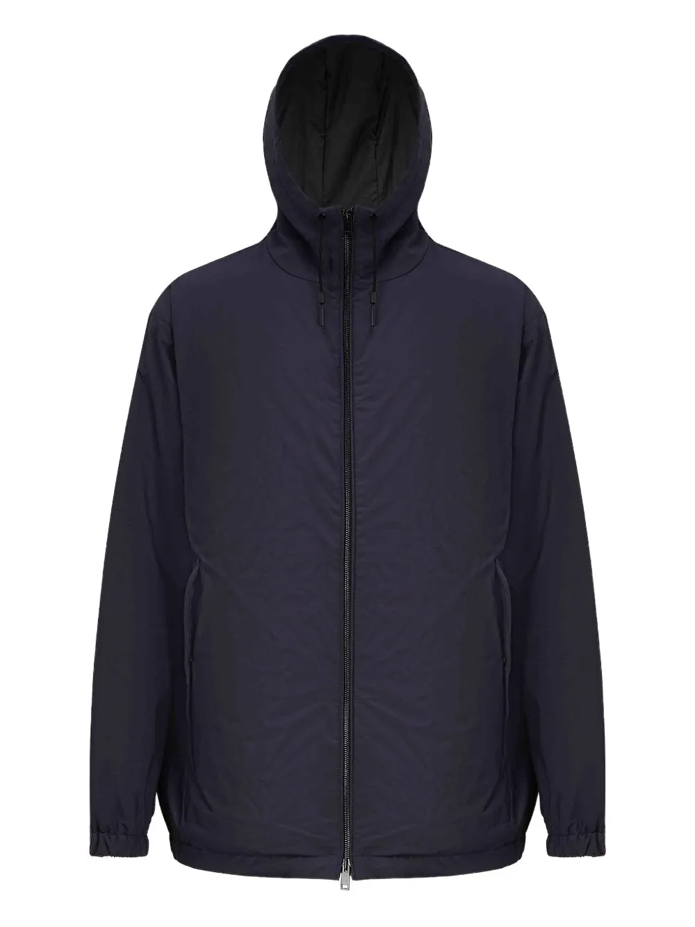 Zegna hooded zip-up jacket | Blue | Image 1