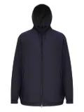Zegna hooded zip-up jacket - Blue