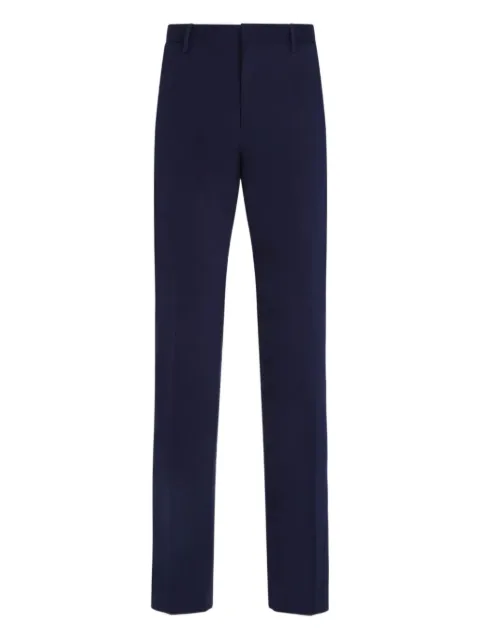 Zegna flat-front trousers