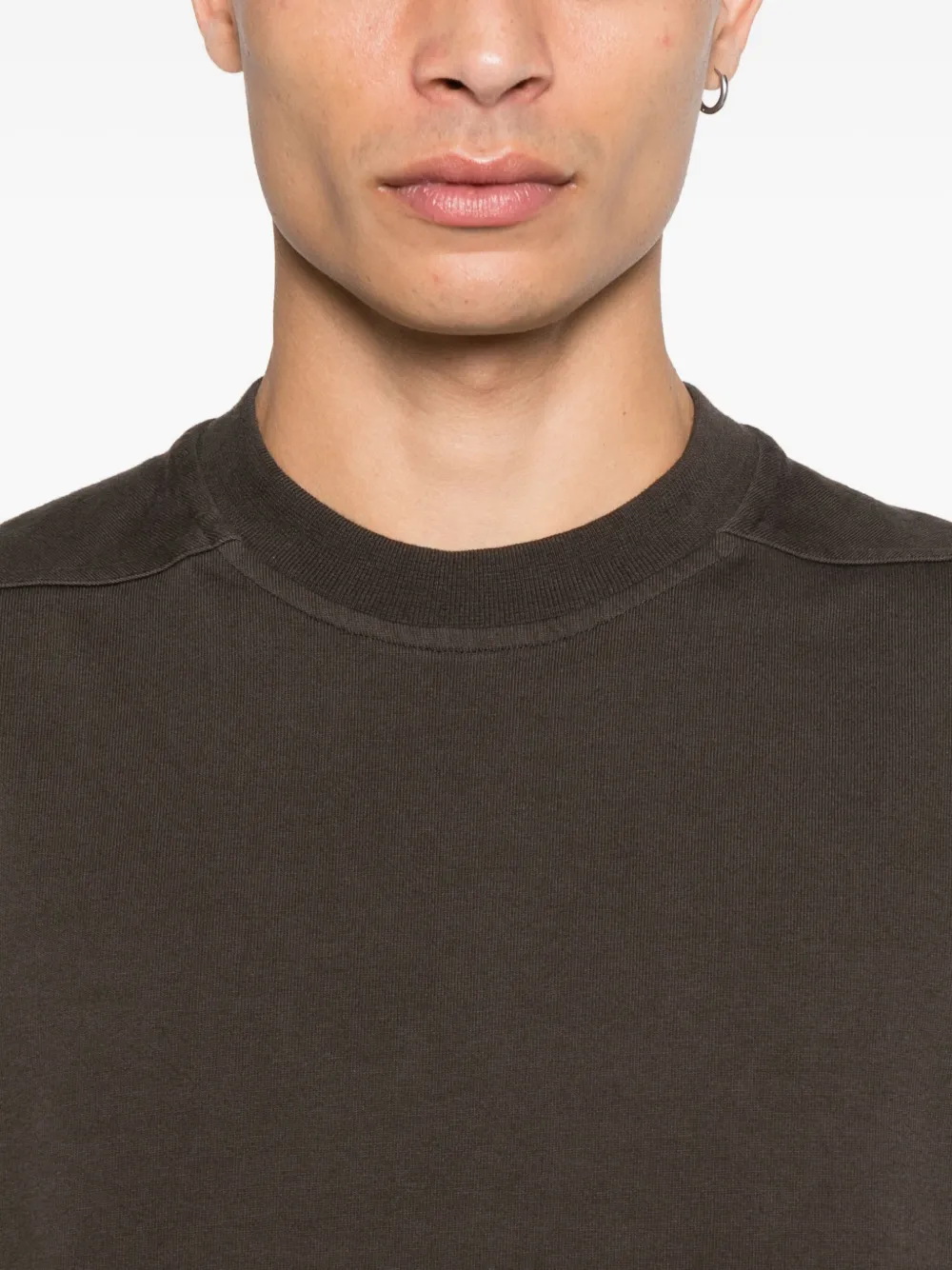 Rick Owens Jumbo mouwloze top met gerafelde rand Grijs