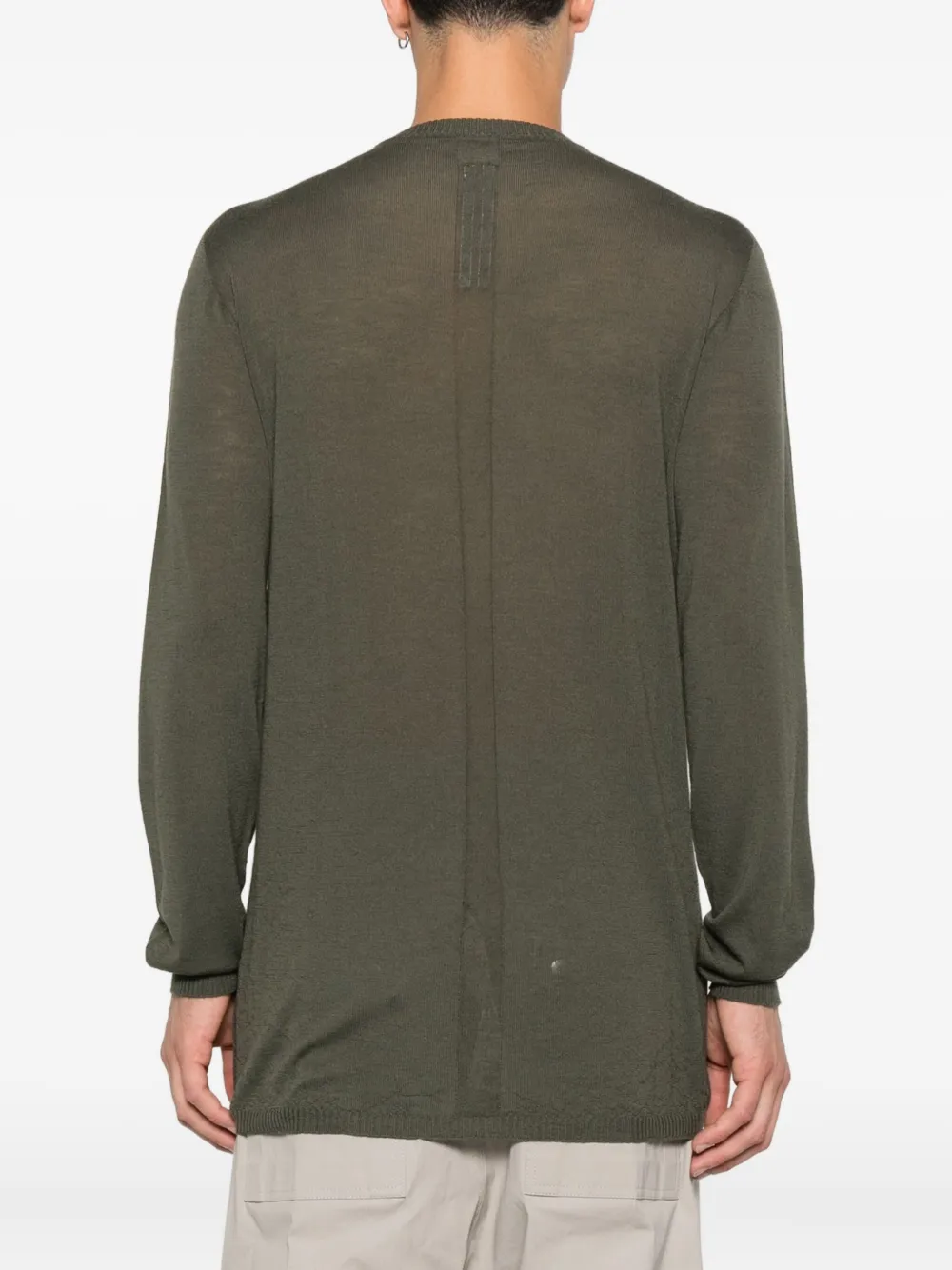 Rick Owens Trui met vlakken Groen