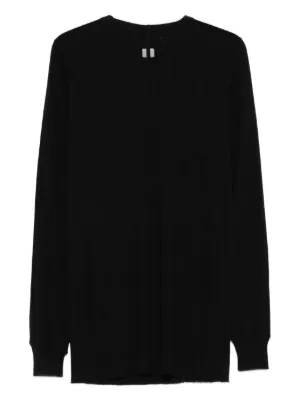 Zam Barrett ウール 長袖カットソー アルチザン Rick Owens Rick Owens ロングTシャツ | ブラック | FARFETCH JP