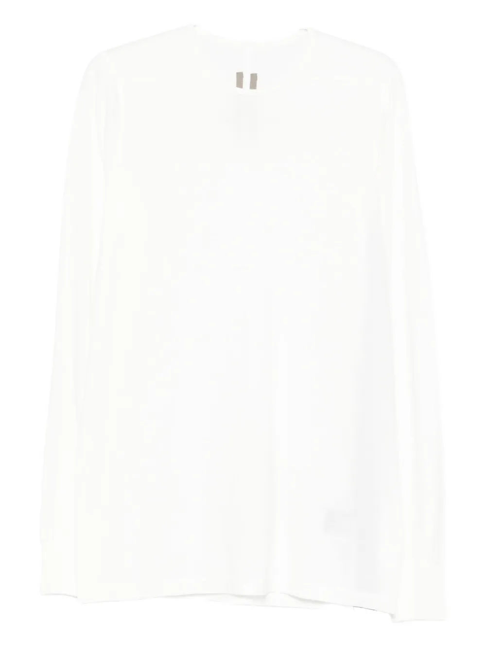 Rick Owens DRKSHDW long-sleeve tie-detail T-shirt Wit