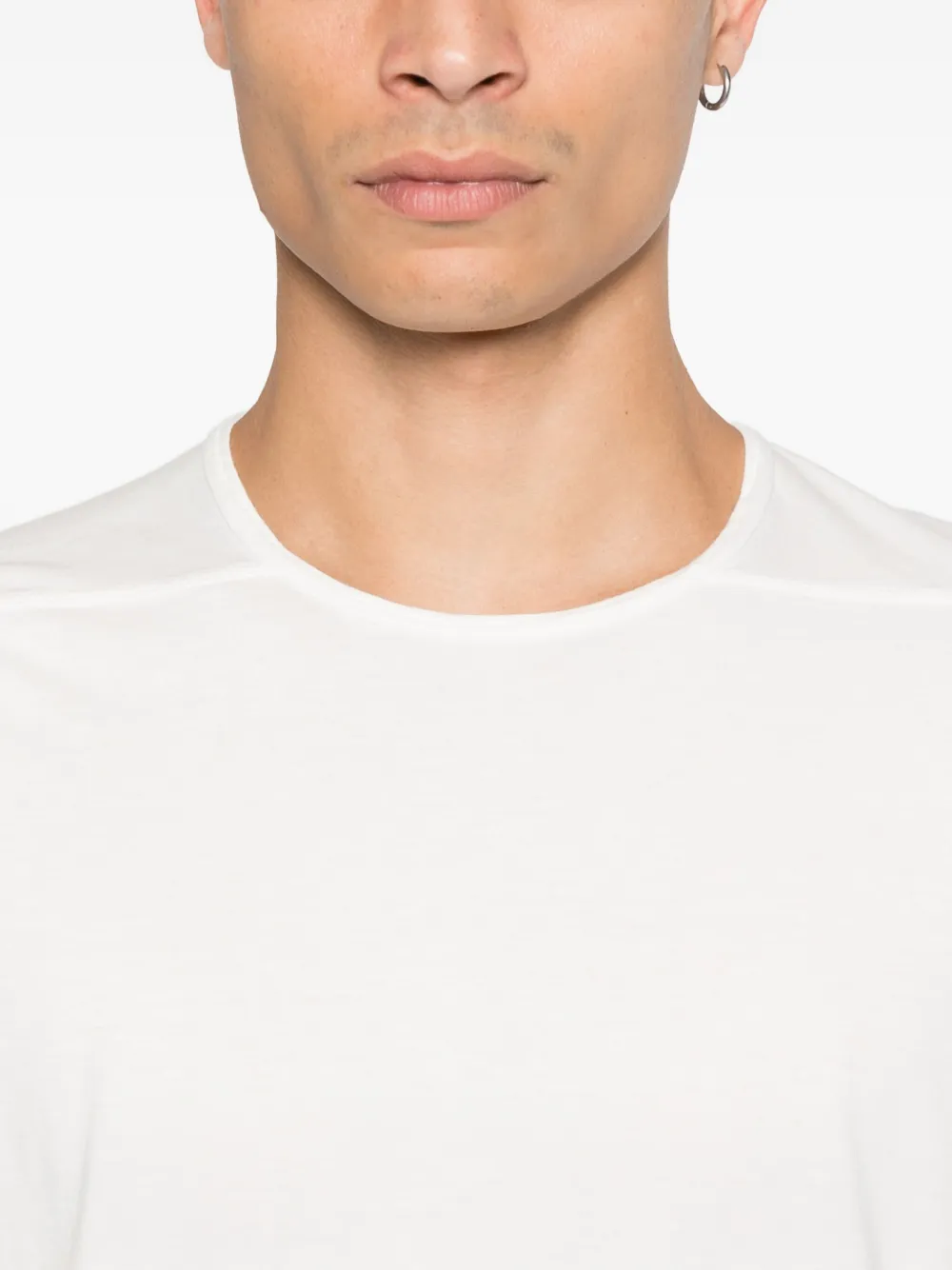 Rick Owens DRKSHDW long-sleeve tie-detail T-shirt Wit