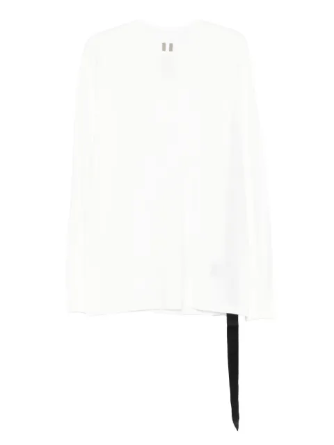 Rick Owens DRKSHDW long-sleeve tie-detail T-shirt