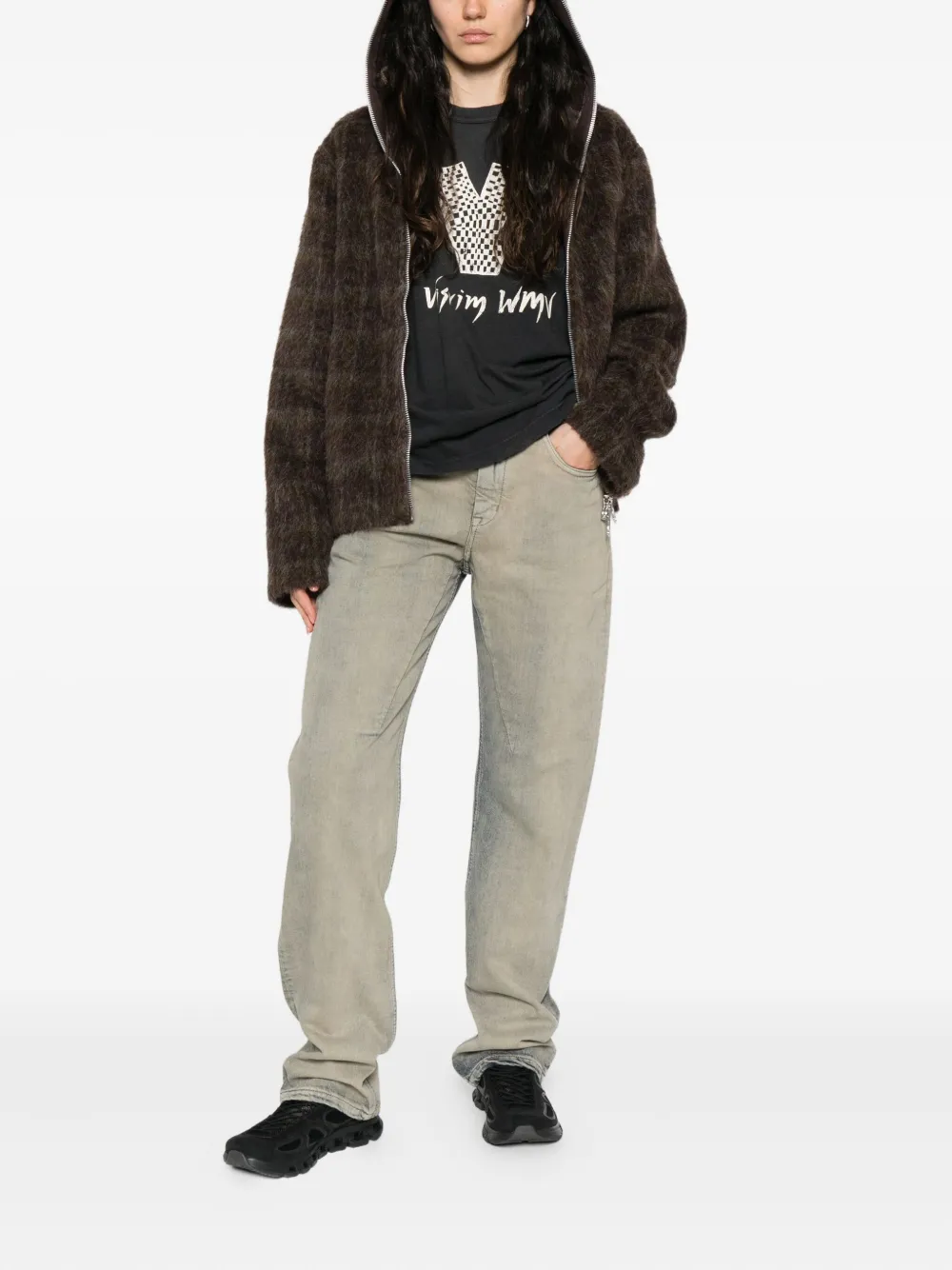 Rick Owens DRKSHDW Jeans met vervaagd effect - Blauw