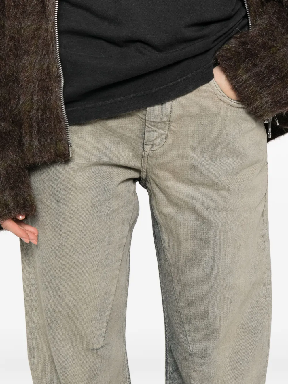 Rick Owens DRKSHDW Jeans met vervaagd effect Blauw