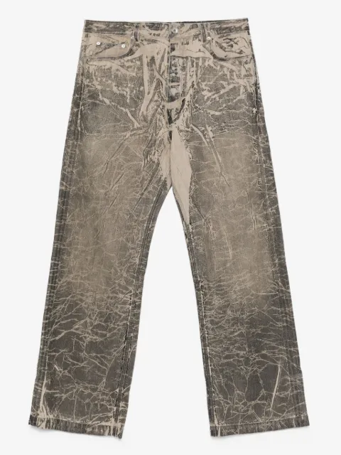 Rick Owens DRKSHDW distressed cotton jeans