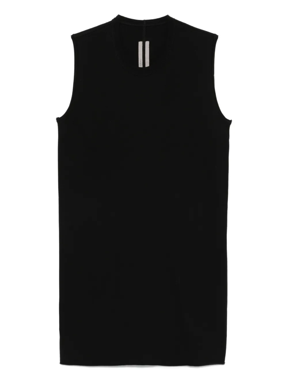 round-neck sleeveless vest