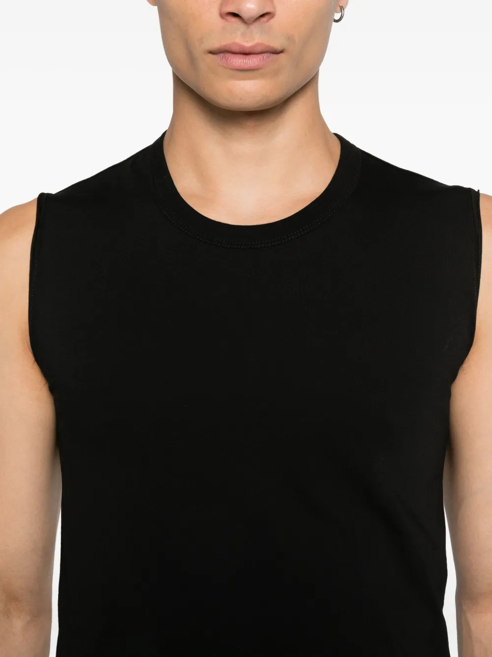 Rick Owens Mouwloze top Zwart