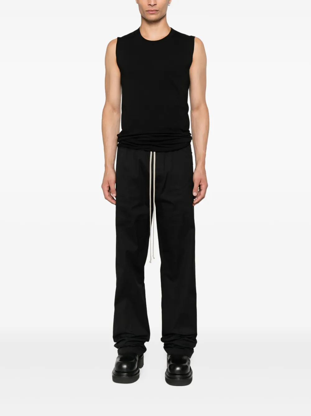 Rick Owens Mouwloze top Zwart