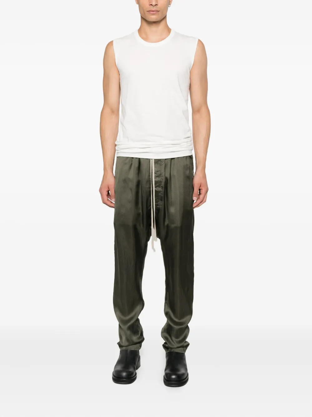 Rick Owens round-neck tank top - Wit