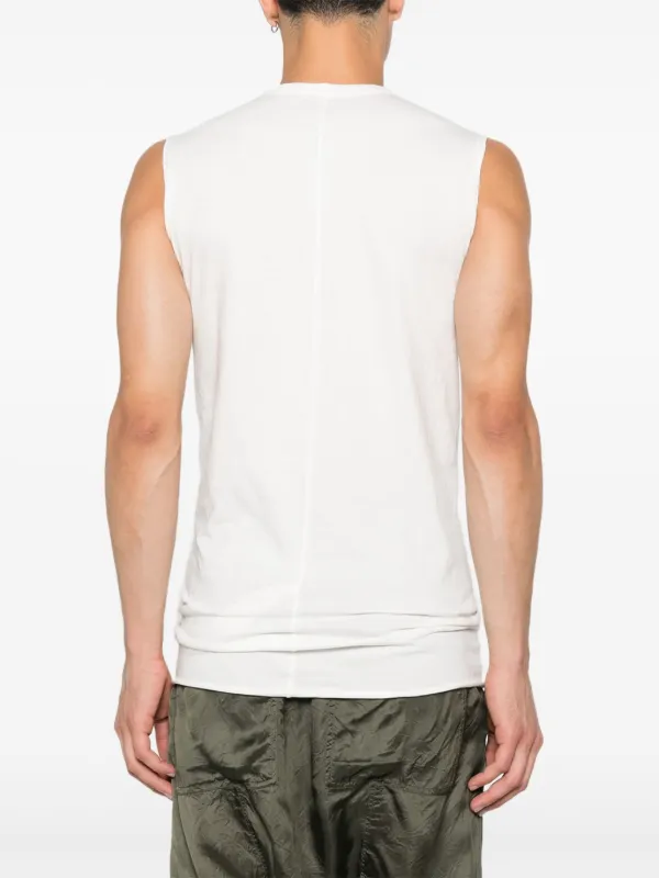 Rick Owens ラウンドネック タンクトップ | ホワイト | FARFETCH JP