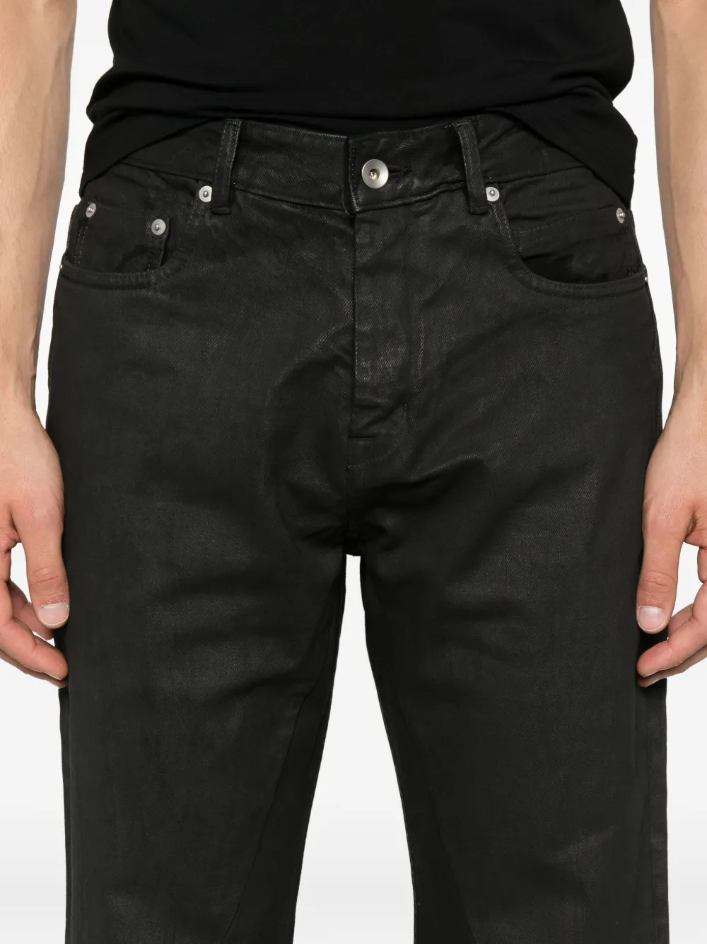 Rick Owens DRKSHDW Jeans met waslaag Zwart