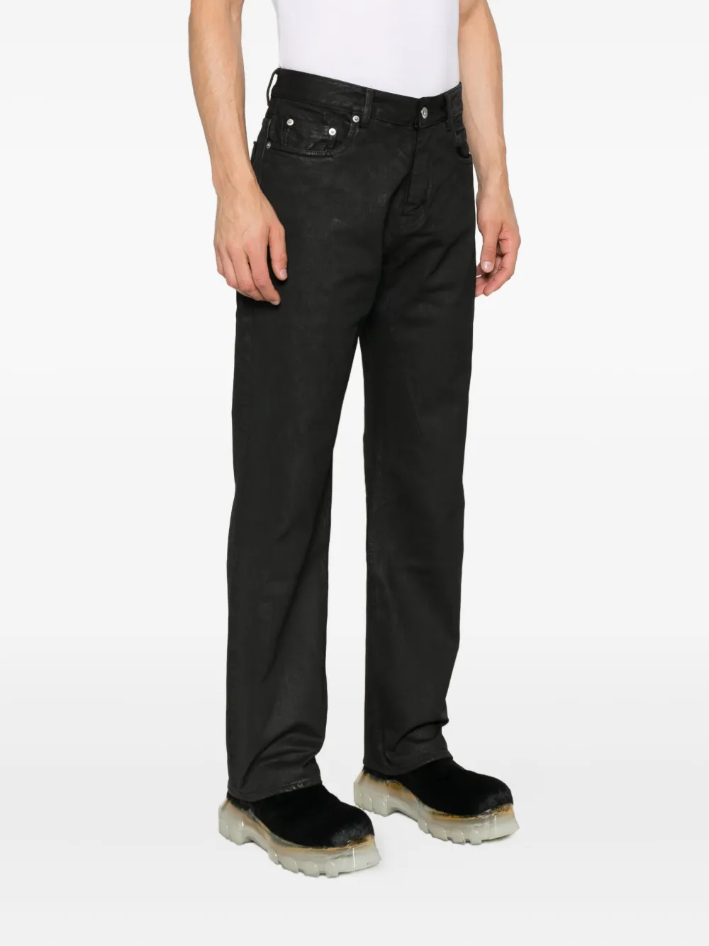 Rick Owens DRKSHDW Jeans met waslaag Zwart