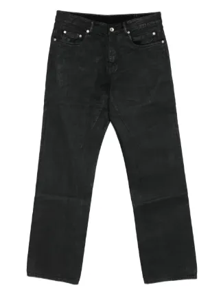 Rick Owens DRKSHDW ワックス ジーンズ | ブラック | FARFETCH JP