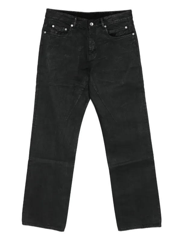 Rick Owens DRKSHDW ワックス ジーンズ | ブラック | FARFETCH JP