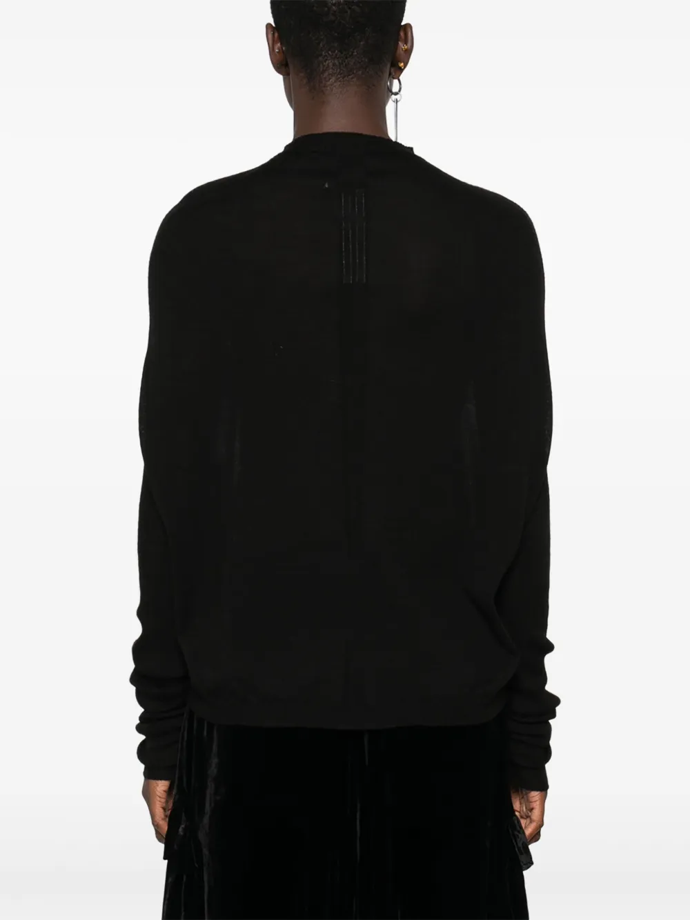 Rick Owens T-shirt met ronde hals Zwart