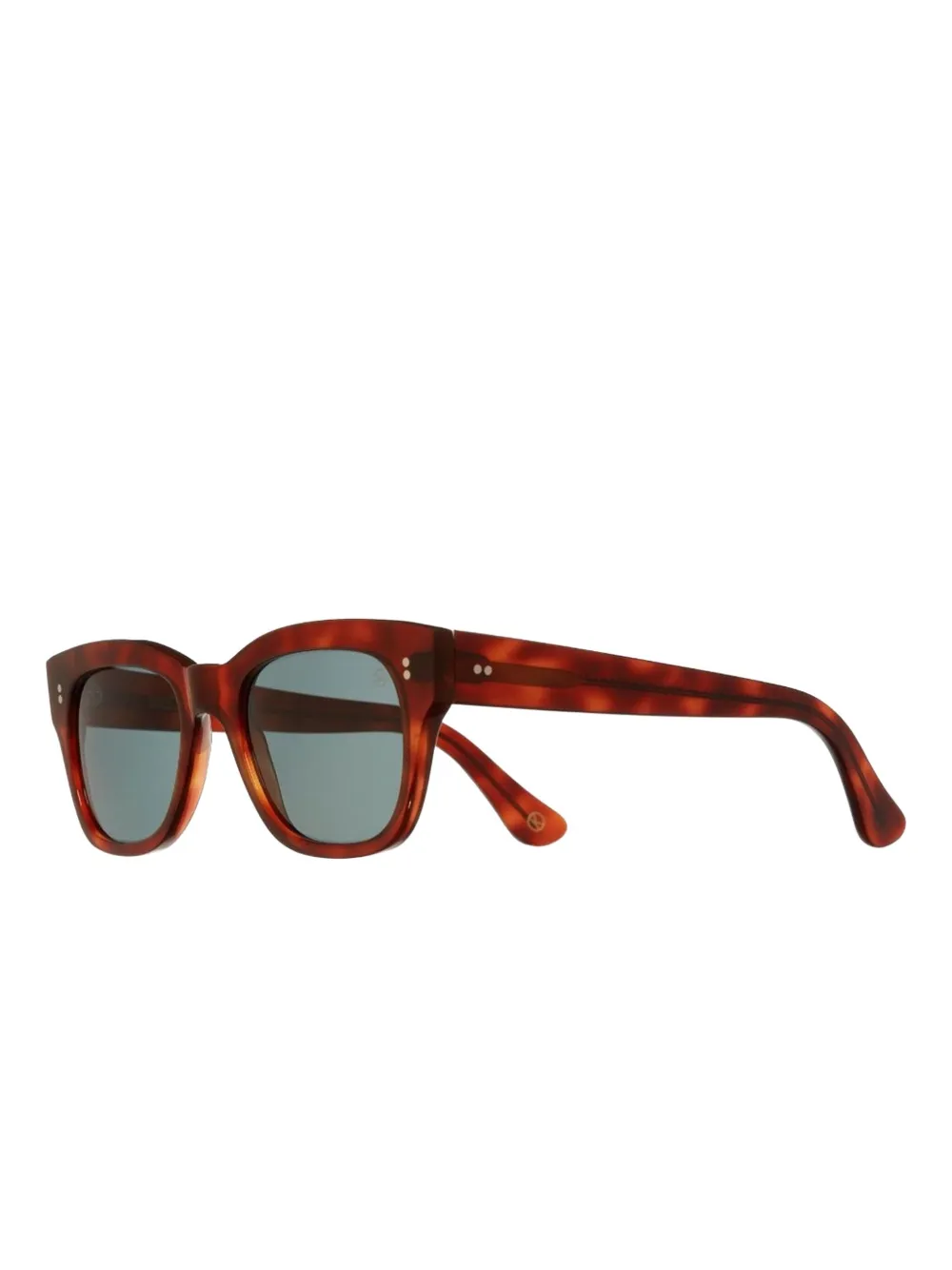 Cutler & Gross 0935 zonnebril met vierkant montuur Bruin