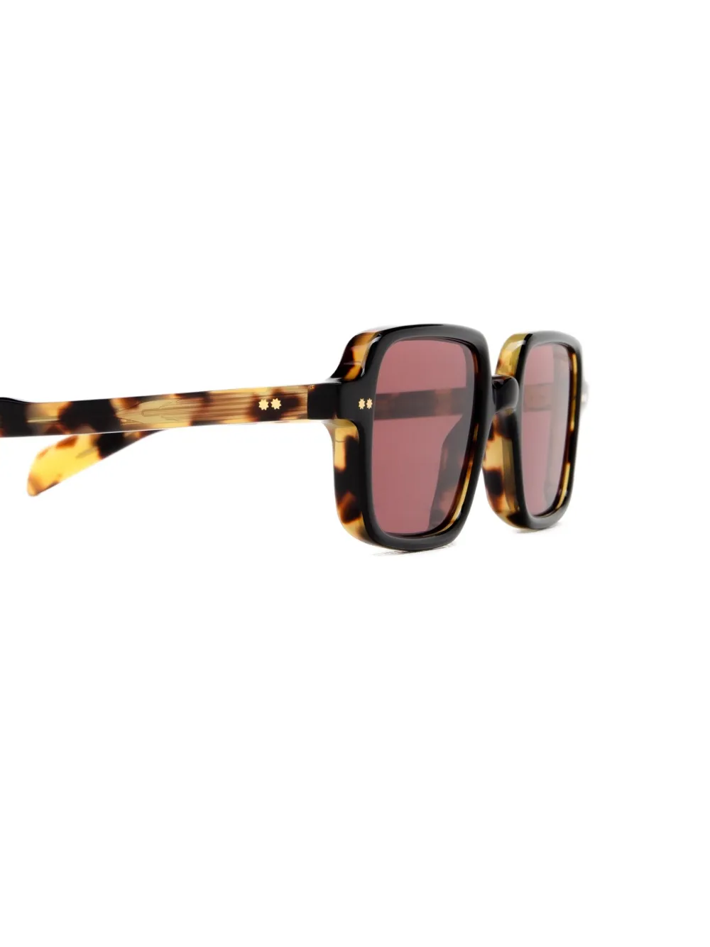 Cutler & Gross GR02 zonnebril met vierkant montuur Zwart