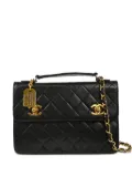 CHANEL Pre-Owned 1990 quilted shoulder bag - Black