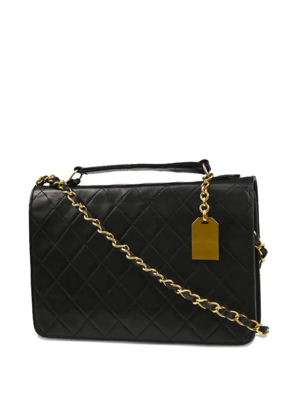 CHANEL Pre-Owned 1990s キルティング ショルダーバッグ | ブラック