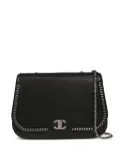 CHANEL Pre-Owned 2017 chain-detailed Flap shoulder bag - Black