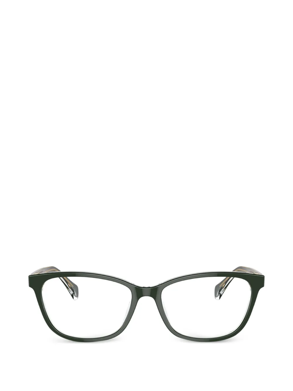 Polo Ralph Lauren rectangle-frame glasses - Verde