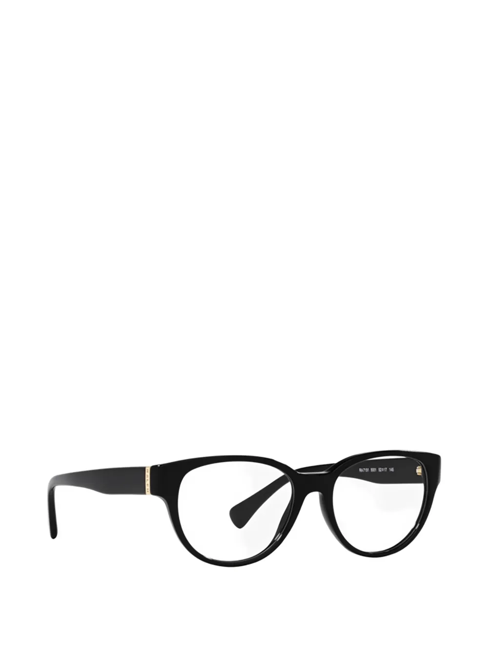 POLO RALPH LAUREN EYEWEAR Bril met ovaal montuur Zwart
