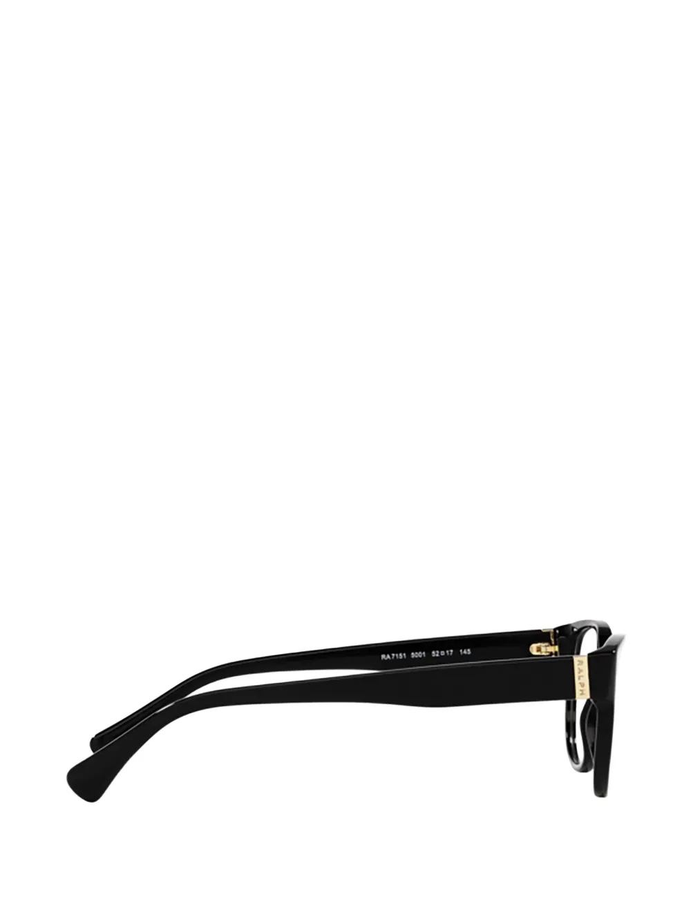 POLO RALPH LAUREN EYEWEAR Bril met ovaal montuur Zwart