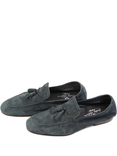 Andrea Ventura tassel suede loafers