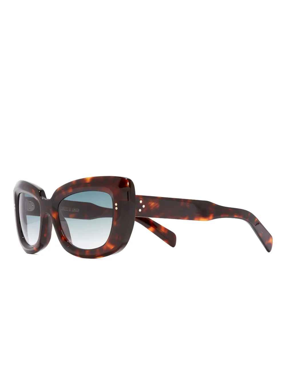 Cutler & Gross tortoiseshell-pattern cat-eye sunglasses - Bruin