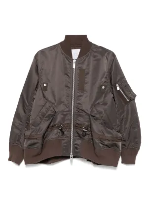 sacaiサカイ★モック ダブルブレスト ボンバージャケット ボンバージャケット sacai(サカイ) レディース - 海外通販のBUYMA